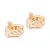 Two brass steering hubs displayed on a plain white background for RGT RC vehicles.