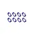 Eight RGT rubber shielded ball bearings arranged in two rows of four on a plain white background.