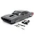 Kyosho 1/10 1970 Dodge Charger VE painted grey RC body shell with accessories displayed on white background.
