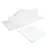 Kyosho MP10e TK12 unpainted clear body shell and decal sheet on a white background