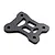 Kyosho carbon fibre centre diff plate shown from an angled top view against a plain white background.