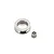 Silver metal roller and small cylindrical bushing parts displayed on a plain white background.