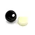 Kyosho air cleaner set featuring a black plastic housing and a white foam filter element on a white background.