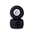 Kyosho 2.3 inch monster truck V-shaped black rubber tyres mounted on white rims, set of two against a plain white background.