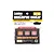 Tamiya Weathering Master Set H containing three powder pigments in Pale Orange, Ivory, and Peach, packaged in a clear plastic case with header card.