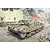 Detailed box art illustration of an Italeri 1/35 Semovente M43 Bassotto tank in a war-torn European town setting.