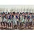 Artwork depicting a regiment of French infantry soldiers in historical uniform during the Napoleonic Wars, marching forward with muskets and a drum.