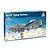 Italeri 1/72 scale B-17F Flying Fortress plastic model kit packaging box showing artwork of the bomber dropping bombs.