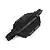 Black plastic RC car chassis shown from an angled top view against a plain white background.