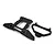 Maverick rear bumper set consisting of two black molded plastic RC car parts displayed on a white background.