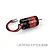 JConcepts Silent Speed 550 size 21-turn brushed RC motor with pre-soldered wires and bullet connectors against a white background.