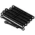 Maverick complete link set of 7 black plastic suspension links for RC cars against a white background.