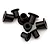 A set of eight dark metal flanged suspension bushings from Maverick shown against a clean white background.