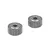 Two grey metal drive gears displayed against a clean white studio background.