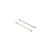 Two metal threaded servo linkage rods displayed against a clean white background.
