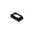 Black plastic receiver mount for RGT RC models shown against a plain white background.