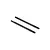 Two black metal rear driveshafts shown on a clean white studio background.