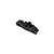 Black molded plastic bumper mount spare part for RGT RC vehicles shown on a plain white background.