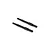 Two black metal RGT transmission shafts shown against a plain white background.