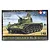 Tamiya 1/48 scale British Crusader Mk.III Anti-Aircraft tank plastic model kit box art showing a painted tank and soldiers.