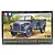 Tamiya 1/48 scale German Steyr Type 1500A/01 truck plastic model kit box art showing a painted illustration of the military vehicle on a dirt road.