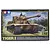 Tamiya 1/48 scale German Tiger I Late Production plastic model kit box art showing a painted tank in a field setting.