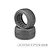 JConcepts 2.2" Ellipse Rear Tyres with Dirt Tech Inserts 2Pcs - Silver Compound 3196-06