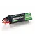 On-It RC 14.8V 5000mAh 100C 4S Hard Case LiPo Battery with black case, green branding, and attached wires on a white background.