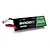 On-It RC 7.4V 5000mAh 100C 2S hard case LiPo battery pack with black case and green branding on a white background.