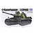 Tamiya 1/35 scale German Leopard tank plastic model kit box art showing a detailed illustration of the tank with a commander figure.