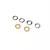 Blade Thrust Bearing Set for InFusion 210, featuring silver washers and gold-coloured ball retainers on white background.