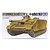 Tamiya 1/35 scale German Sturmgeschutz IV Sd.Kfz. 163 model kit box art showing a tan tank with a soldier figure.