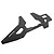 Blade carbon fiber side frame shown from a top-angled view on a clean white background.