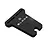 Blade foam blade holder in black with white Blade logo on a white background.