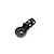 Blade black aluminium tail motor mount viewed from above against a clean white background.