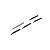 E-Flite plastic detail set including small black scale weapon parts and a grey and white rod on a white background.