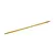 Gold titanium coated replacement ball end driver tip isolated on a white background.