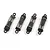 BlackZon Complete Shock Absorber Set 4Pcs displayed against a clean white background.