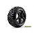 Louise T-Apollo truggy tyre mounted on a black spoke rim against a white background.