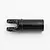 Black metal center driveshaft middle section component for WPL RC, shown against a plain white background.