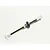 WPL metal front axle assembly with a center bevel gear and plastic ends on a white background.