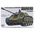 Tamiya 1/35 scale German Jagdpanther Late Version tank destroyer plastic model kit box art featuring a camouflaged tank and commander figure.