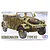 Tamiya 1/35 scale German Kubelwagen Type 82 plastic model kit box art showing a camouflaged military vehicle with a driver figure.