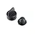 Losi black gas tank cap set with a pull tab and a separate rubber primer bulb on a white background.