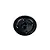 Black steel 43T differential ring gear with screw holes and engraved text 43T-12T on a plain white background.