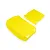 Losi hood and roof panel set in flo yellow shown from a studio angle against a white background.