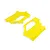 Losi Left and Right Door Panel Set in Flo Yellow displayed on a white background.