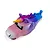 Losi Mini LMT Sparkle Smash complete body set featuring a pink, purple, and blue unicorn monster truck design with horn and mane.
