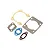 Zenoah G320RC 2-stroke engine gasket kit featuring multiple assorted gaskets against a clean white background.
