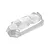 XRAY unpainted clear RC buggy body shell viewed from a high angle against a pure white background.